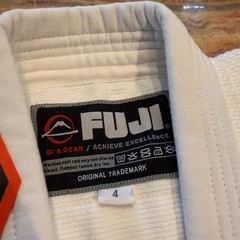 NWT Fuji Mens Kimono White Traditional High Quality Jiu Jitsu MMA Training 4