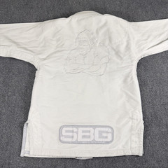 Fuji SBG Gi Top Jacket Kimono Adult Uniform W1 White BJJ MMA