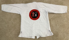 Mens Vulkan The Real Jiu Jitsu White Top Pro A0 Fight Wear Cotton Jacket & Pants