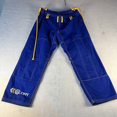 Jiu Jitsu Gi A0 Glory Blue/yellow Karate Kickboxing Kimono Martial Art Set