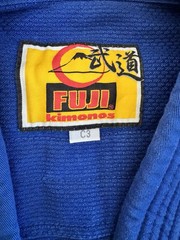 Fuji Victory Jiu-Jitsu Gi Uniform Set Blue Size C3 w/ White Belt