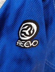 Reevo X Ultra Light Top Jacket Adult’s Size A1 Blue Brazillian Jiu Jitsu GUC