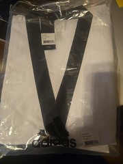 ADIDAS ADI-Start III TAEKWONDO UNIFORM WITH BLACK V-NECK. Size 200 (2 Piece)