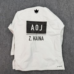 Kingz Gi Jiu Jitsu Uniform Set Mens Small A1 White AOJ Art Of Jiu Jitsu