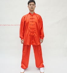Women Mens Martial Arts Suit Chinese Traditional Tang Suit Tai Chi Kung Fu Sets