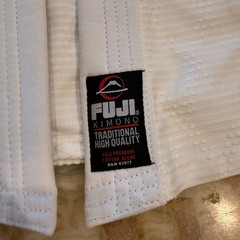 NWT Fuji Mens Kimono White Traditional High Quality Jiu Jitsu MMA Training 4