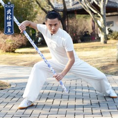 New autumn short sleeve men’s middle-aged Chinese style martial arts clothes