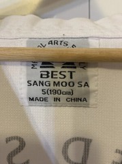 World Taekwondo Federation Size 5 190 cm WTF Uniform Shirt Official