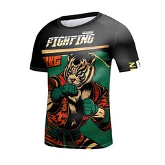 Kids Mma Rashguard Shirt For BJJ Jiu Jitsu Muay Thai Shorts Children KickBoxing
