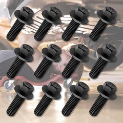 12PCS M8x1.25 Exhaust Manifold Bolts OEM#551696,Grade 1.28 * 0.66 * inch