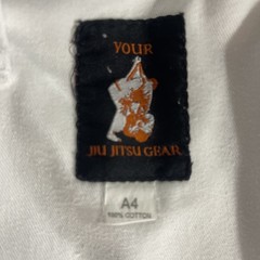 Pre-owned Adult Jiu Jitsu Gi Size A-4 By “Your Jiu Jitsu Gear”