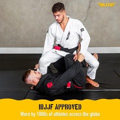 BJJ GI for Men IBJJF Kimono BJJ Jiujitsu GIS W/Preshrunk Fabric & Belt (See S…