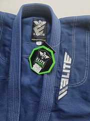Elite Sports BJJ Gi Jacket Top Only Blue A2H Husky New With Tags