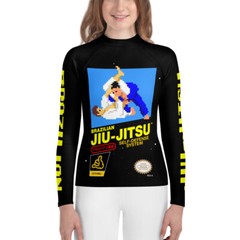 Brazilian Jiu-Jitsu 8-bit MMA BJJ Rash Guard No Gi Yellow Belt Youth Kid Child