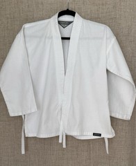 CENTURY Pro Force White Karate Gi Uniform Set w/ Belt, Kids Unisex Size 0