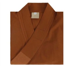 Buddhist Shaolin Monk Robe Full Set Linen Kung Fu Suit Meditation Uniforms