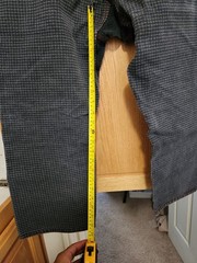 Samurai Style BJJ Gi Kimono Grey Plaid Grid Pattern Size A1 Nova Uniao Patches