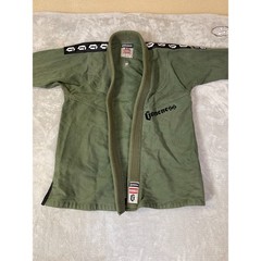 Gameness A3 Professional Fightwear Brazilian Jiu-Jitsu Mens Olive Green 2015