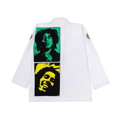 Shoyoroll Bob Marley V2 White BJJ Gi 450 GSM Jiu Jitsu Kimono With Bag