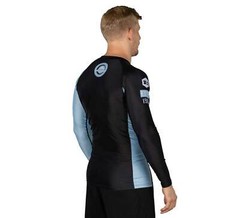 Fuji Mount MMA BJJ Jiu-Jitsu LongSleeve Long Sleeve LS Rashguard – Light Blue