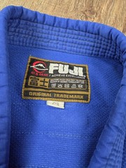 FUJI Brazilian Royal Blue Youth Kimono Karate Pants Robe Set Youth C1 + C3