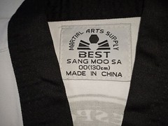 Martial Arts Supply Best Sang Moo SA Gi Top SZ 00 130CM Taekwondo Olympic Sport