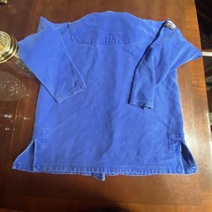 Vulkan Pro Light Jiu Jitsu Gi Jacket Mens Large A2 Blue 100% Cotton Brazil