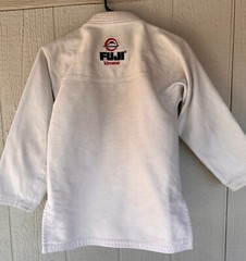 Fuji Gi Top Jacket Pants Belt Kimono Adult Sz A1 White Judo BJJ MMA Heavyweight