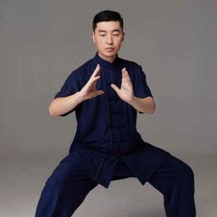 Short Sleeve Kung Fu Shirts Vintage Sport Tops Martial Arts Tai chi Uniform