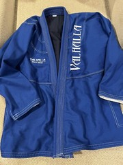 Gracie Valhalla fight gear blue Jiu Jitsu Gi Kimono Size: A3 Jacket