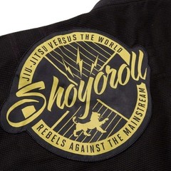 Shoyoroll Black BJJ Gi Jiu-Jitsu Cut Batch 71 Competitor Uniform Brazilian Suit