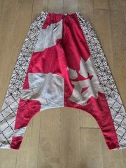 Repurposed Vintage Fabric: Handmade Judo Uniform And Banner, Persimmon-Dyed