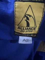FUJI X ALLIANCE SEKAI BJJ GI BLUE SIZE A2 BOTTOMS PANTS ONLY