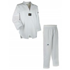 adidas Taekwondo Champion 2, White V-Neck