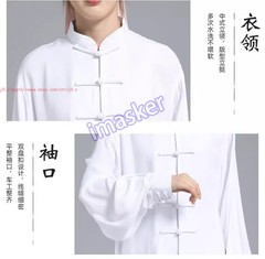 Unisex Cotton Tai chi Uniforms Kung fu Suit Wing Chun Martial arts Wushu Clothes
