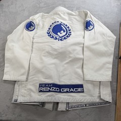Renzo Gracie Academy RGA BJJ Gi White Size A1 Brazilian Jiu Jitsu Kimono