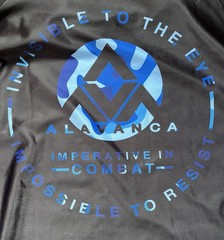 Avalanca Blue And Black Long Sleeve Medium Jiu Jitsu Shirt