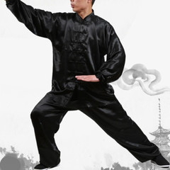Martial Unisex Arts Uniform Kung Fu Suit Costume Tai Chi Performance Clothes New