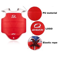 Traditional Taekwondo Chest Guard Kids Men Women Student Red Blue Karate Taekwon
