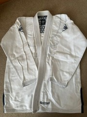 Gracie Jiu-Jitsu Official Cotton Gi Uniform Set White Adult Unisex A3