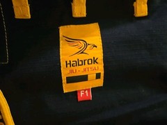 Habrok BJJ Gi Pants Navy Yellow Jiu Jitsu Training MMA Adult F1 Female Petite