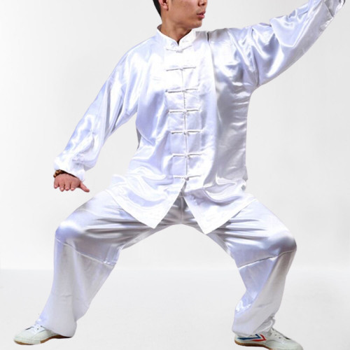 Martial Unisex Arts Uniform Kung Fu Suit Costume Tai Chi Performance Clothes New