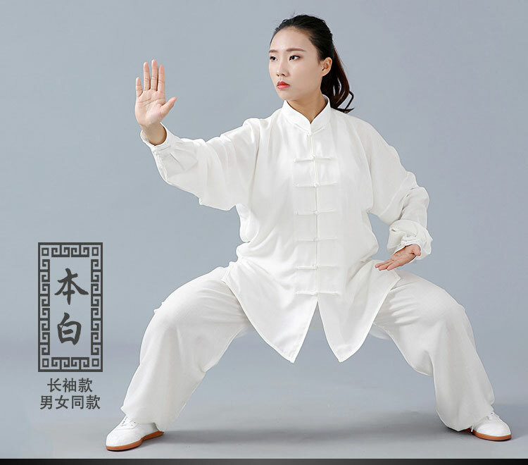 Retro Unisex Tai Chi Suits Martial Arts Uniform Kung fu Training Tops Pants Sets