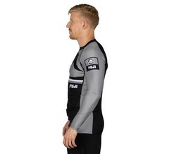 Fuji Mount MMA BJJ Jiu-Jitsu LongSleeve Long Sleeve LS Rashguard – Grey