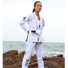 Fluory Grappling White Crane BJJ Gi White