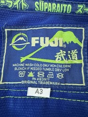 Fuji Suparaito BJJ Gi, a lightweight Brazilian Jiu-Jitsu Size: A3 kimono only