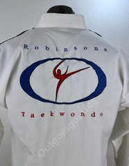 Tiger Claw’s Tea Kwon Do Robinson’s BlackBelt Club Uniform Top