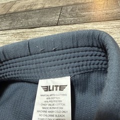 Elite Sports Gi BJJ Ju Jitsu MMA Size C2 Youth Blue Gray C1