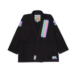 Shoyoroll Batch 149 Retro Gradient Black BJJ Gi 450 GSM Jiu Jitsu Kimono Bag