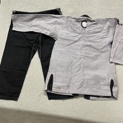 Custos Athletic Gi Set Adult A2 Gray Jiu Jitsu Ripstop MMA Grappling *No Belt